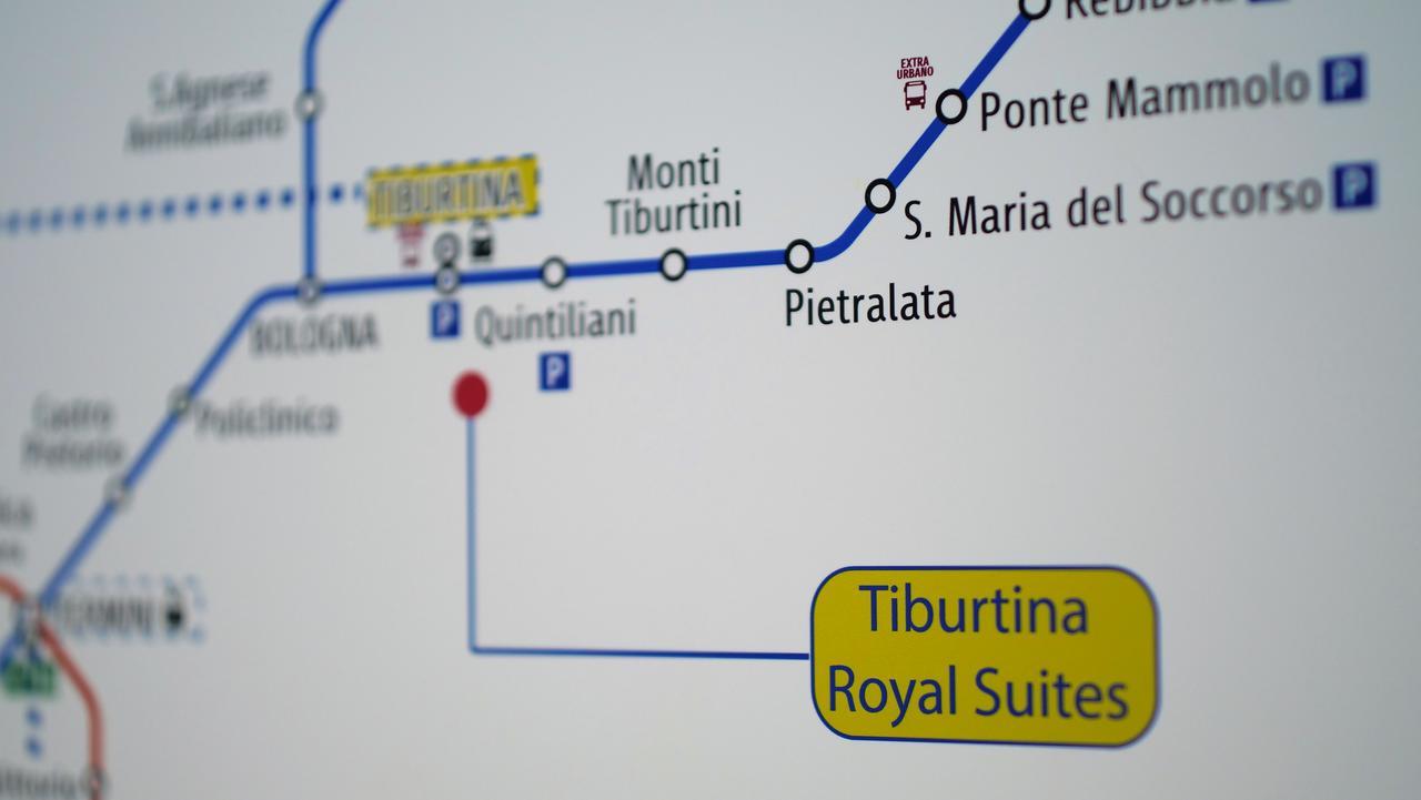 Tiburtina Royal Suites Рим Екстер'єр фото